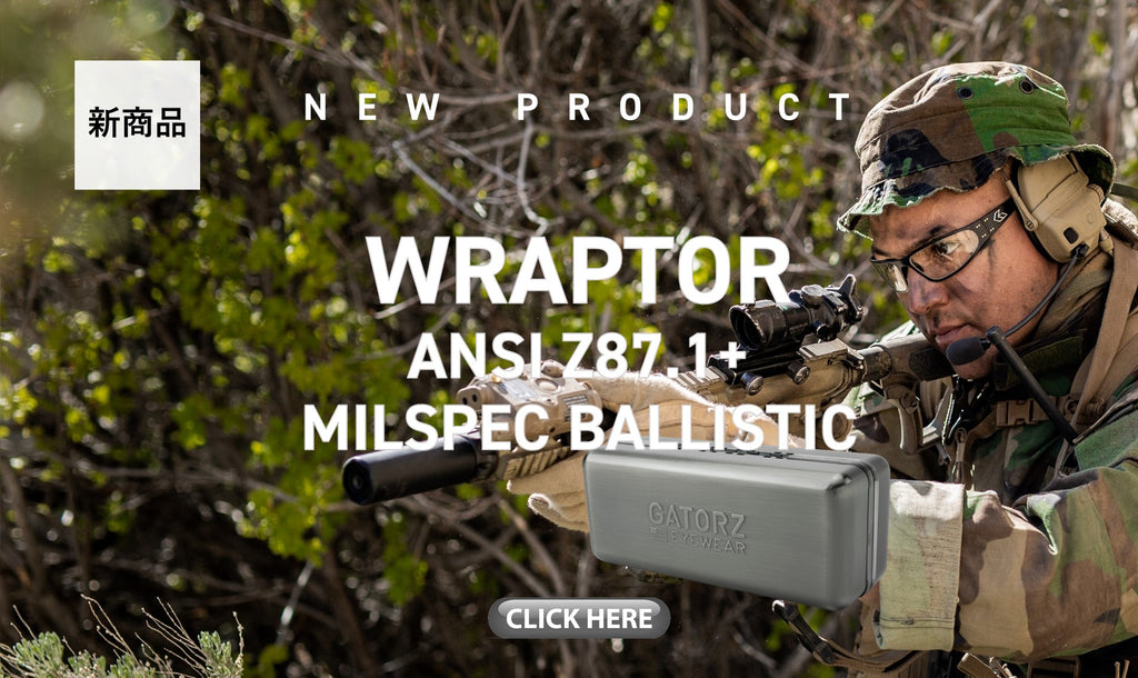 新商品「WRAPTOR ラプター ANSIz87+ミルスペックバリスティック」