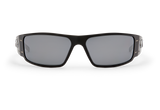 偏光 / ブラック/銀ロゴ / CHROME MIRROR POLARIZED