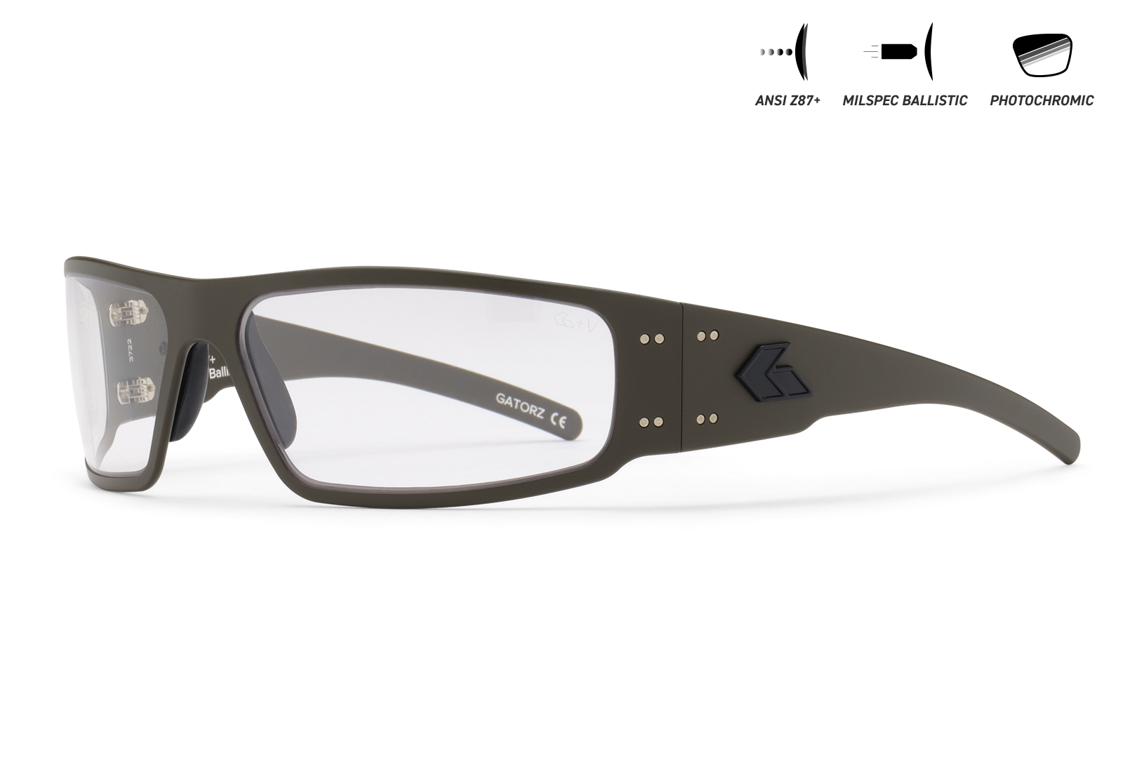 BALLISTICS / セラコート ODグリーン / INFERNO ANSI Z87+/MILSPEC Ballistic ANTI-FOG