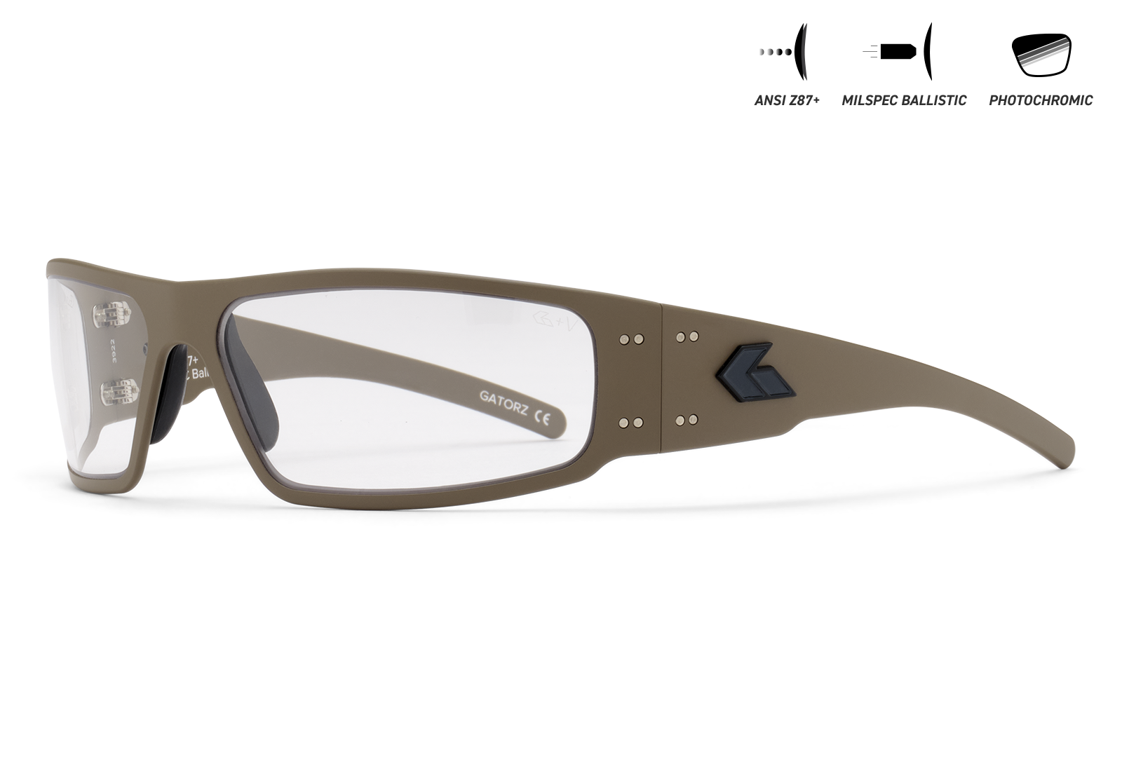 BALLISTICS / セラコート タン / INFERNO ANSI Z87+/MILSPEC Ballistic ANTI-FOG