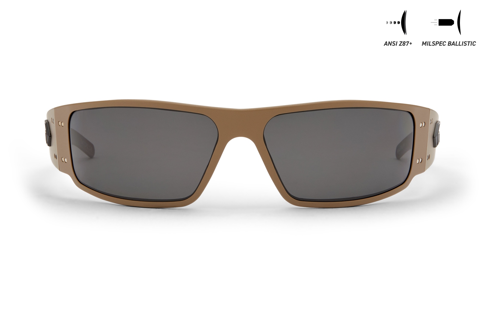 BALLISTICS / セラコート タン / SMOKE UV ANSI Z87+/MILSPEC Ballistic ANTI-FOG