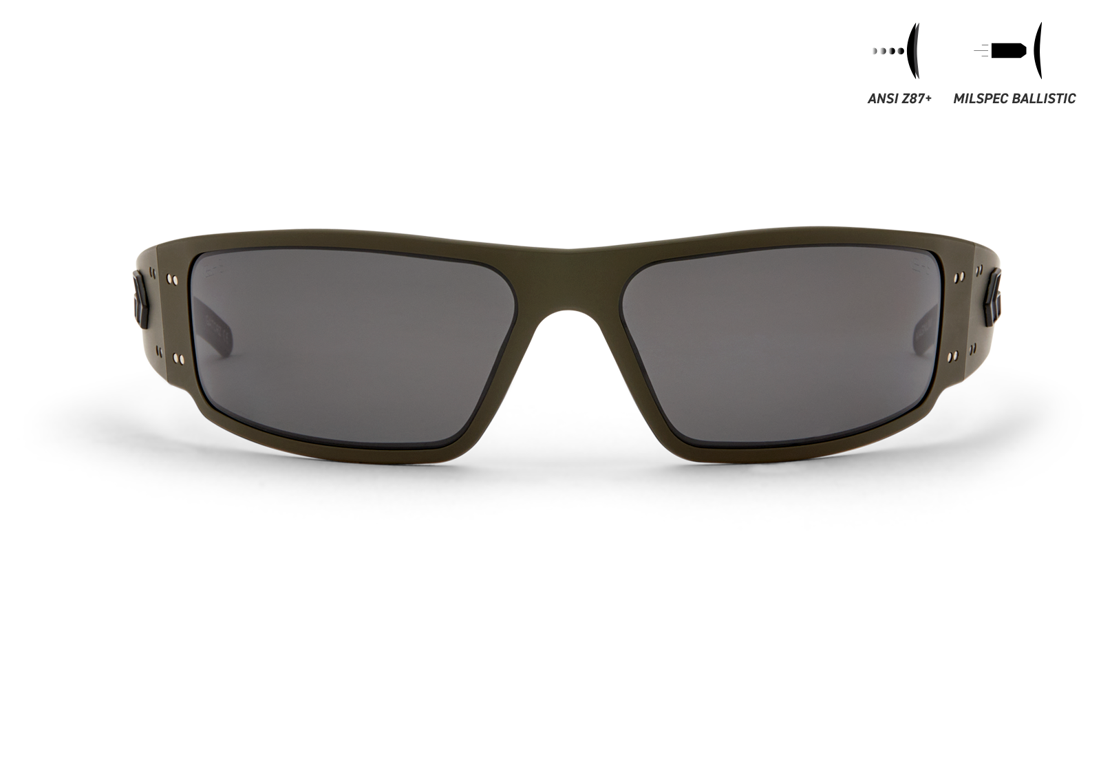 BALLISTICS / セラコート ODグリーン / SMOKE UV ANSI Z87+/MILSPEC Ballistic ANTI-FOG