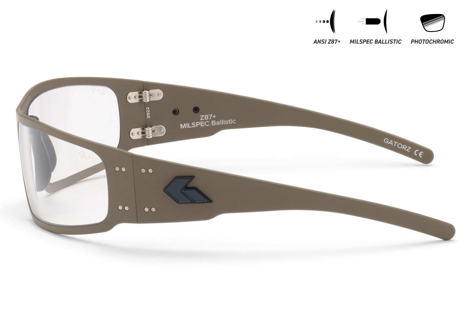 BALLISTICS / セラコート タン / INFERNO ANSI Z87+/MILSPEC Ballistic ANTI-FOG