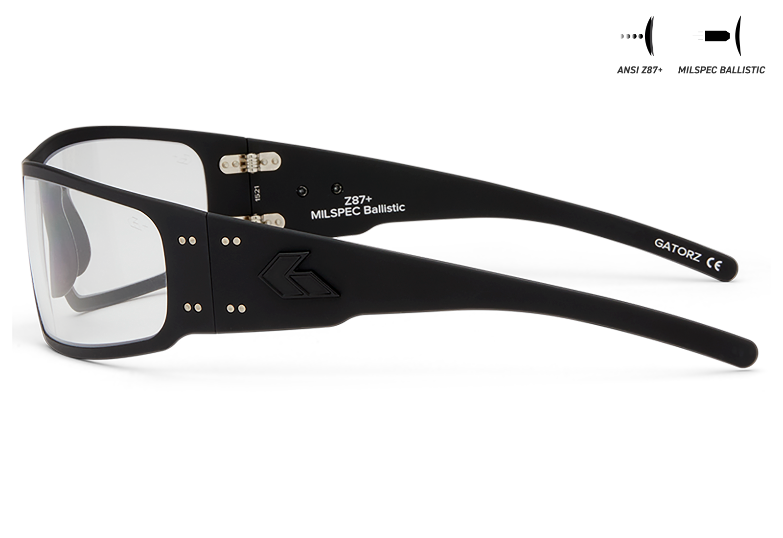 BALLISTICS / ブラックアウト / CLEAR UV ANSI Z87+/MILSPEC Ballistic ANTI-FOG