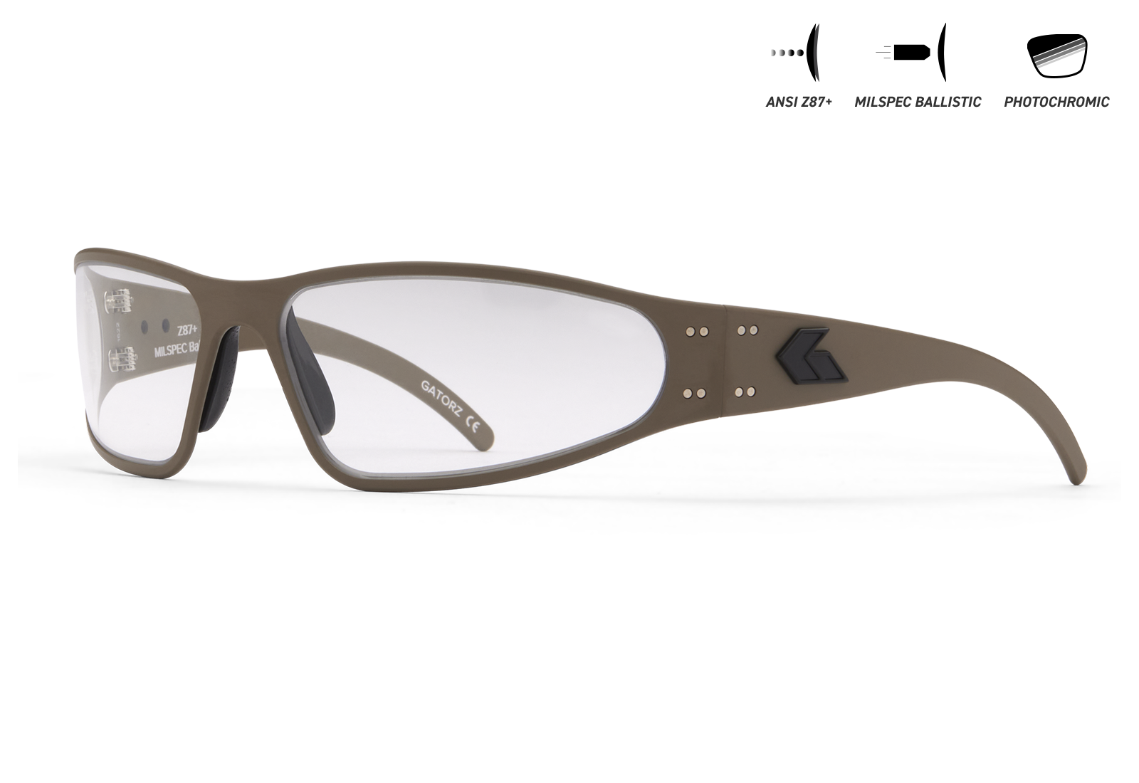 BALLISTICS / セラコート タン / INFERNO ANSI Z87+/MILSPEC Ballistic ANTI-FOG