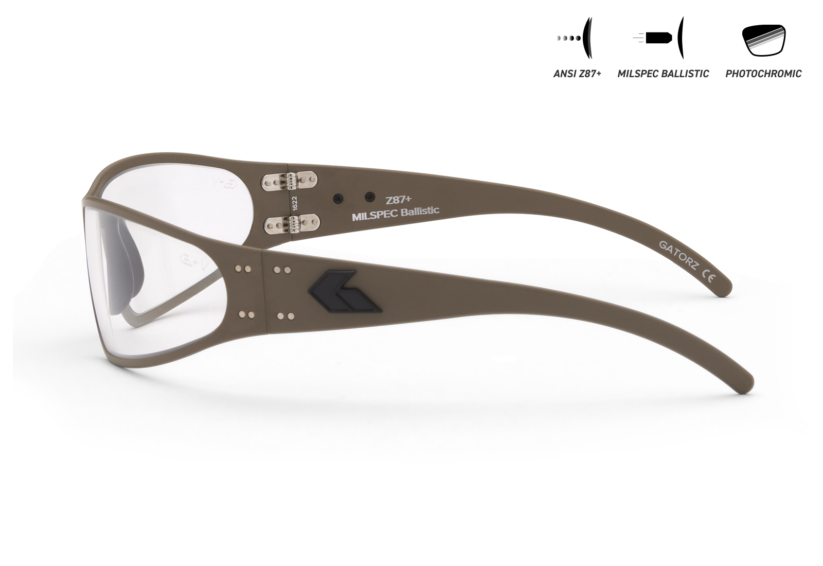 BALLISTICS / セラコート タン / INFERNO ANSI Z87+/MILSPEC Ballistic ANTI-FOG