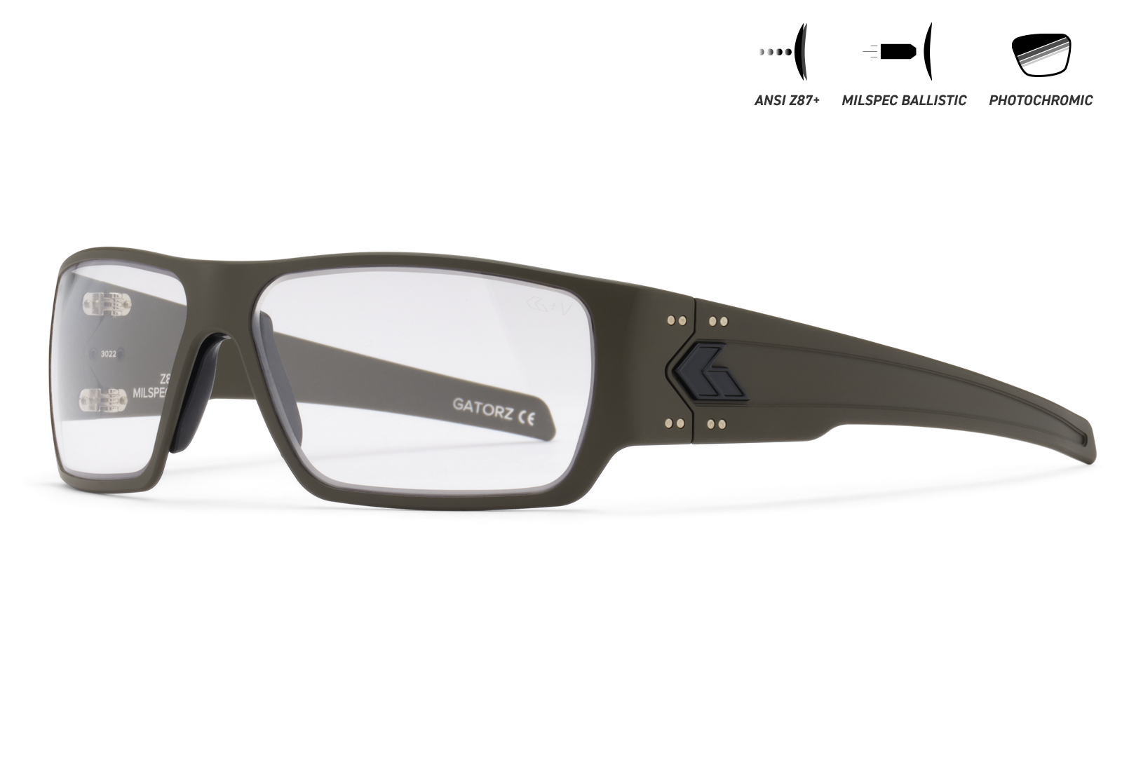 BALLISTICS / セラコート ODグリーン / INFERNO ANSI Z87+/MILSPEC Ballistic ANTI-FOG