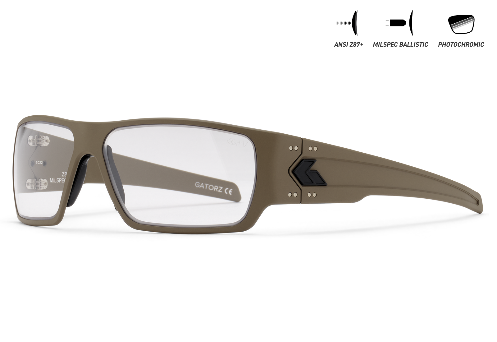 BALLISTICS / セラコート タン / INFERNO ANSI Z87+/MILSPEC Ballistic ANTI-FOG