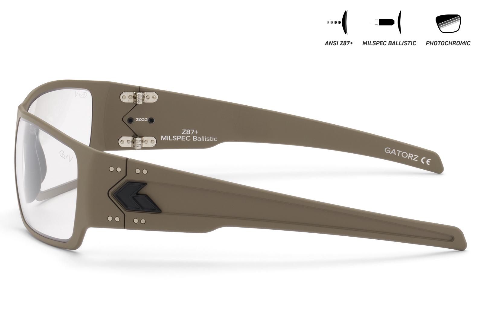 BALLISTICS / セラコート タン / INFERNO ANSI Z87+/MILSPEC Ballistic ANTI-FOG