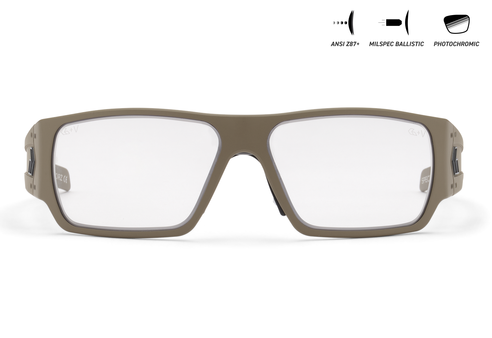 BALLISTICS / セラコート タン / INFERNO ANSI Z87+/MILSPEC Ballistic ANTI-FOG