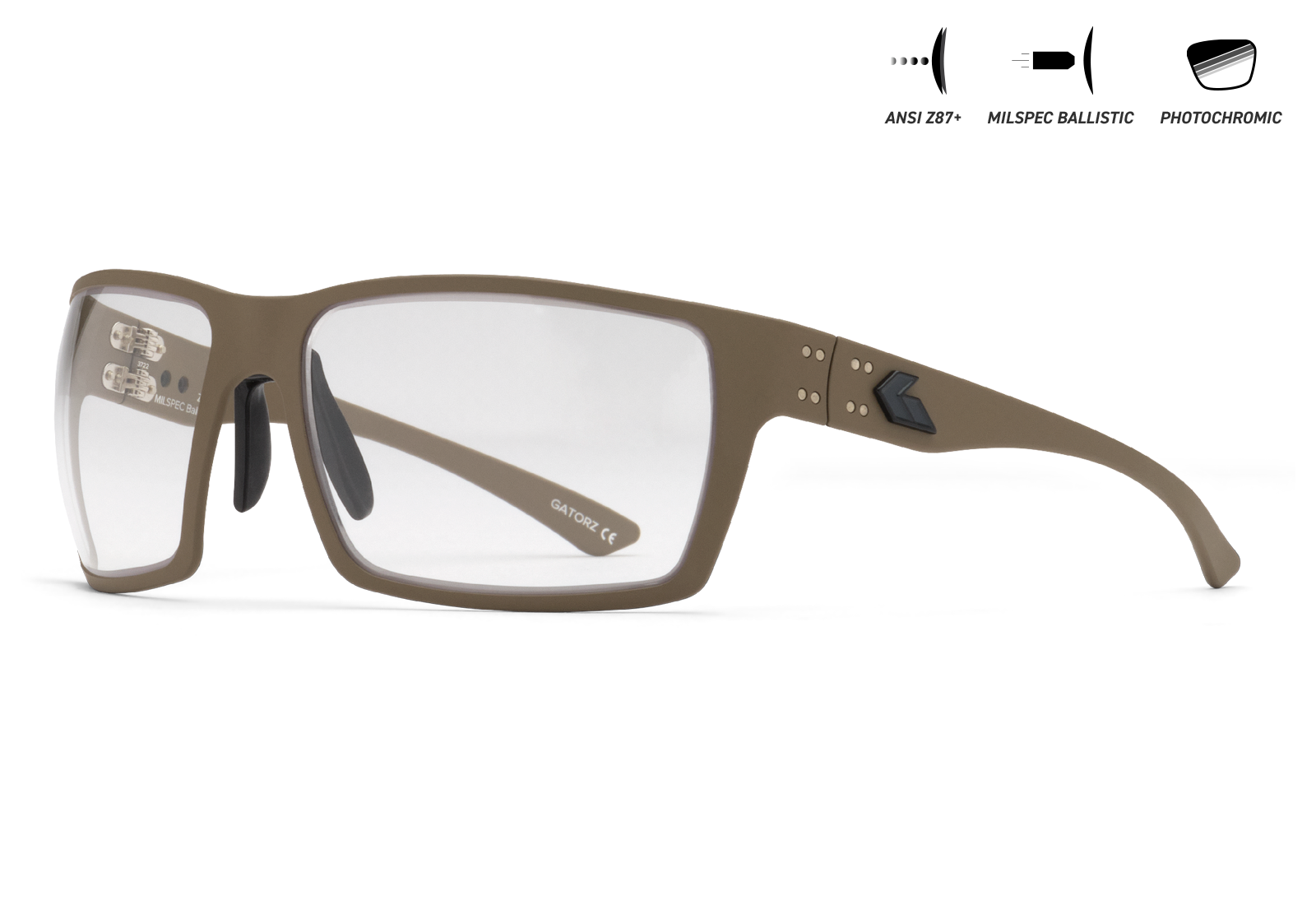BALLISTICS / セラコート タン / INFERNO ANSI Z87+/MILSPEC Ballistic ANTI-FOG