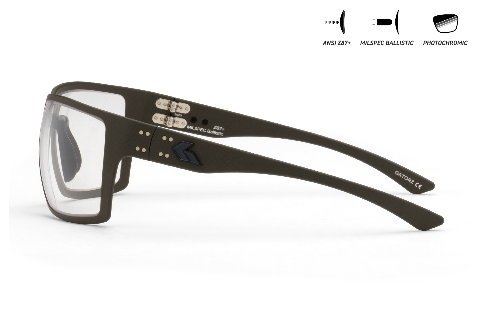 BALLISTICS / セラコート ODグリーン / INFERNO ANSI Z87+/MILSPEC Ballistic ANTI-FOG