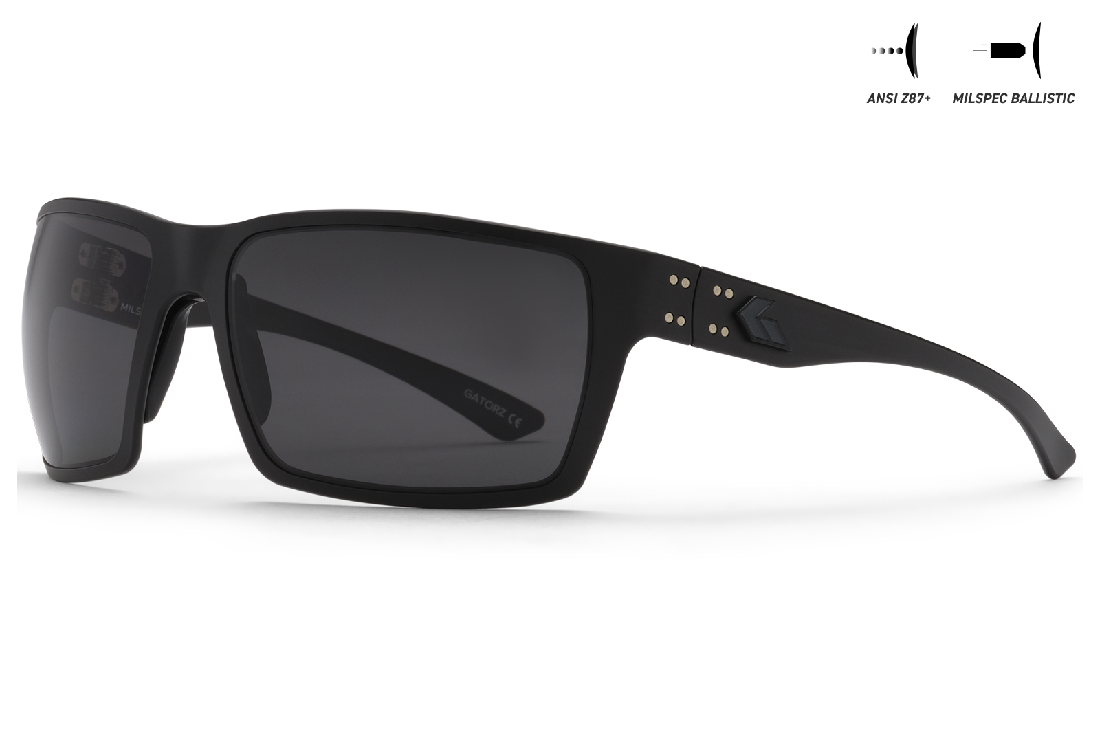 BALLISTICS / セラコートブラックアウト / SMOKE ANSI Z87+/MILSPEC Ballistic ANTI-FOG
