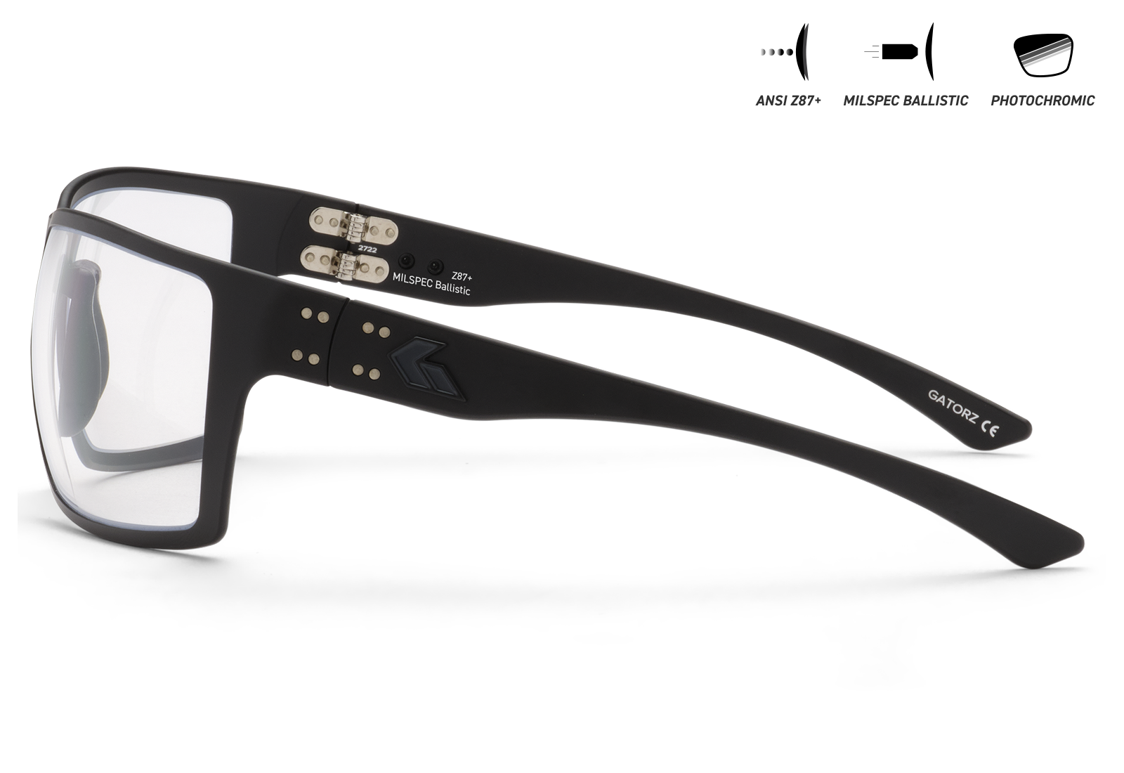 BALLISTICS / セラコートブラックアウト / INFERNO ANSI Z87+/MILSPEC Ballistic ANTI-FOG